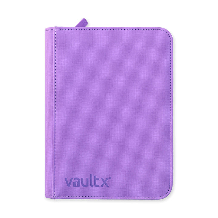 Vault X - Exo-Tec® Zip Binder - 4 Pocket Just Purple