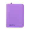 Vault X - Exo-Tec® Zip Binder - 4 Pocket Just Purple