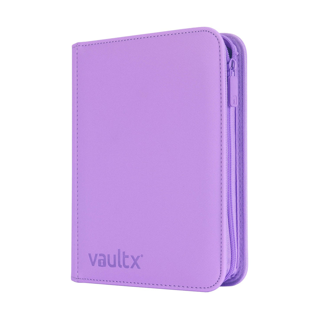 Vault X - Exo-Tec® Zip Binder - 4 Pocket Just Purple
