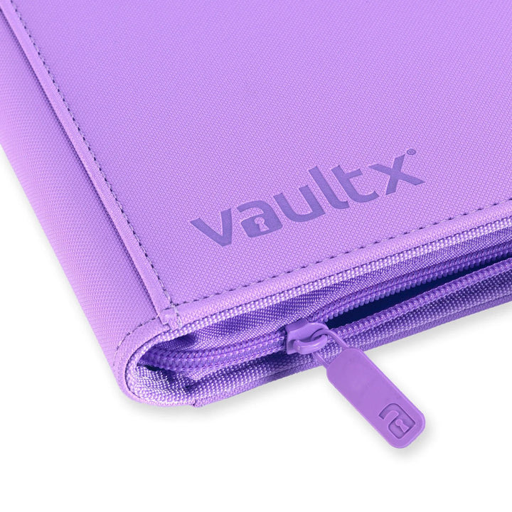 Vault X - Exo-Tec® Zip Binder - 4 Pocket Just Purple