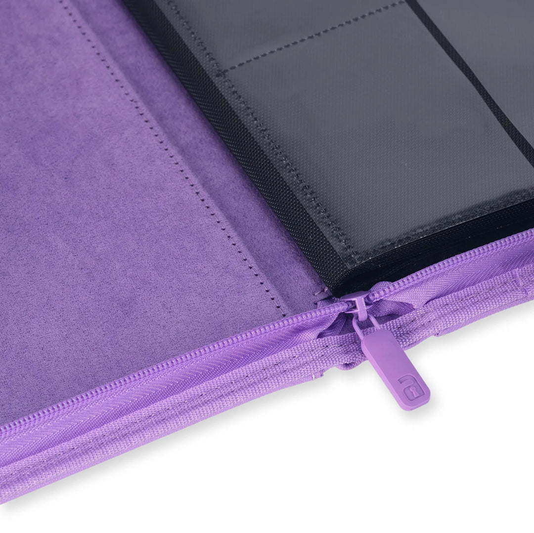 Vault X - Exo-Tec® Zip Binder - 4 Pocket Just Purple