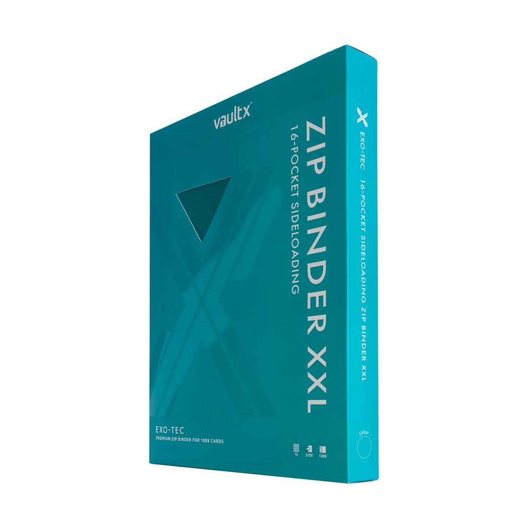 Vault X - Exo-Tec® Zip Binder - 16 Pocket XXL Ocean Blue