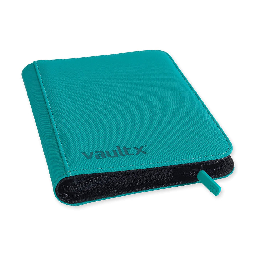 Vault X - Exo-Tec® Zip Binder - 4 Pocket Ocean Blue