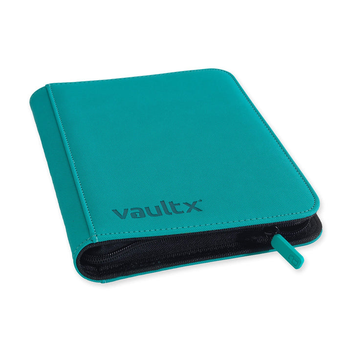 Vault X - Exo-Tec® Zip Binder - 4 Pocket Ocean Blue