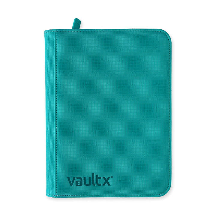 Vault X - Exo-Tec® Zip Binder - 4 Pocket Ocean Blue