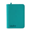 Vault X - Exo-Tec® Zip Binder - 4 Pocket Ocean Blue