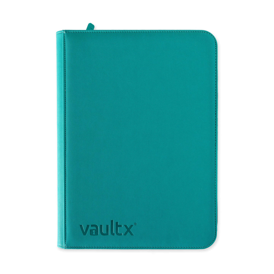 Vault X - Exo-Tec® Zip Binder - 9 Pocket Ocean Blue