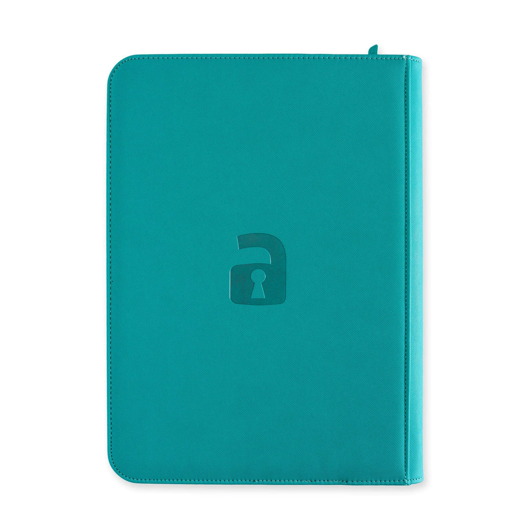 Vault X - Exo-Tec® Zip Binder - 9 Pocket Ocean Blue