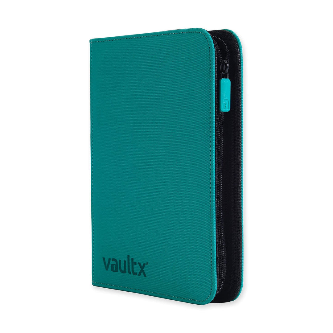 Vault X - Exo-Tec® Zip Binder - 4 Pocket Ocean Blue