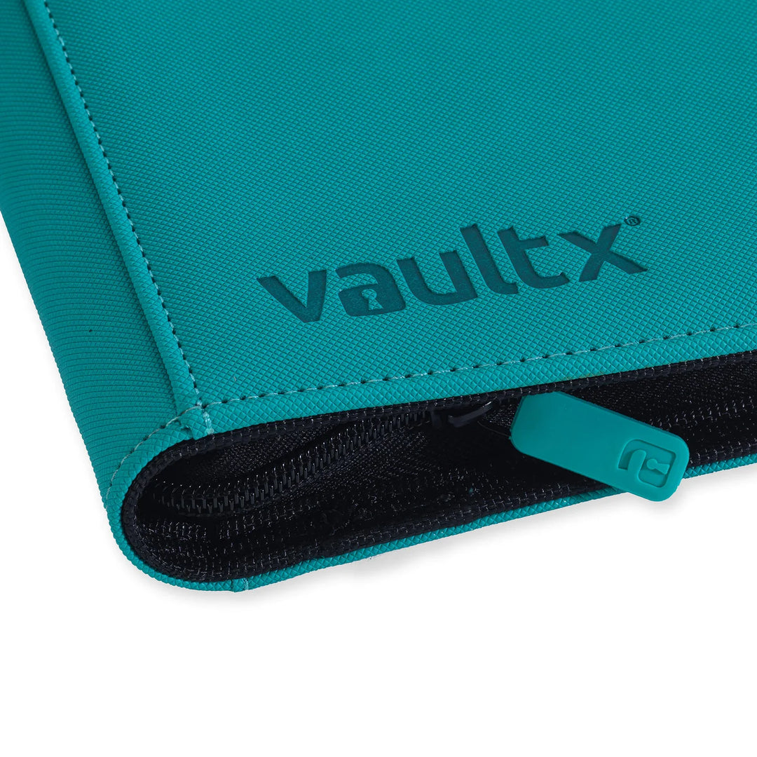 Vault X - Exo-Tec® Zip Binder - 4 Pocket Ocean Blue