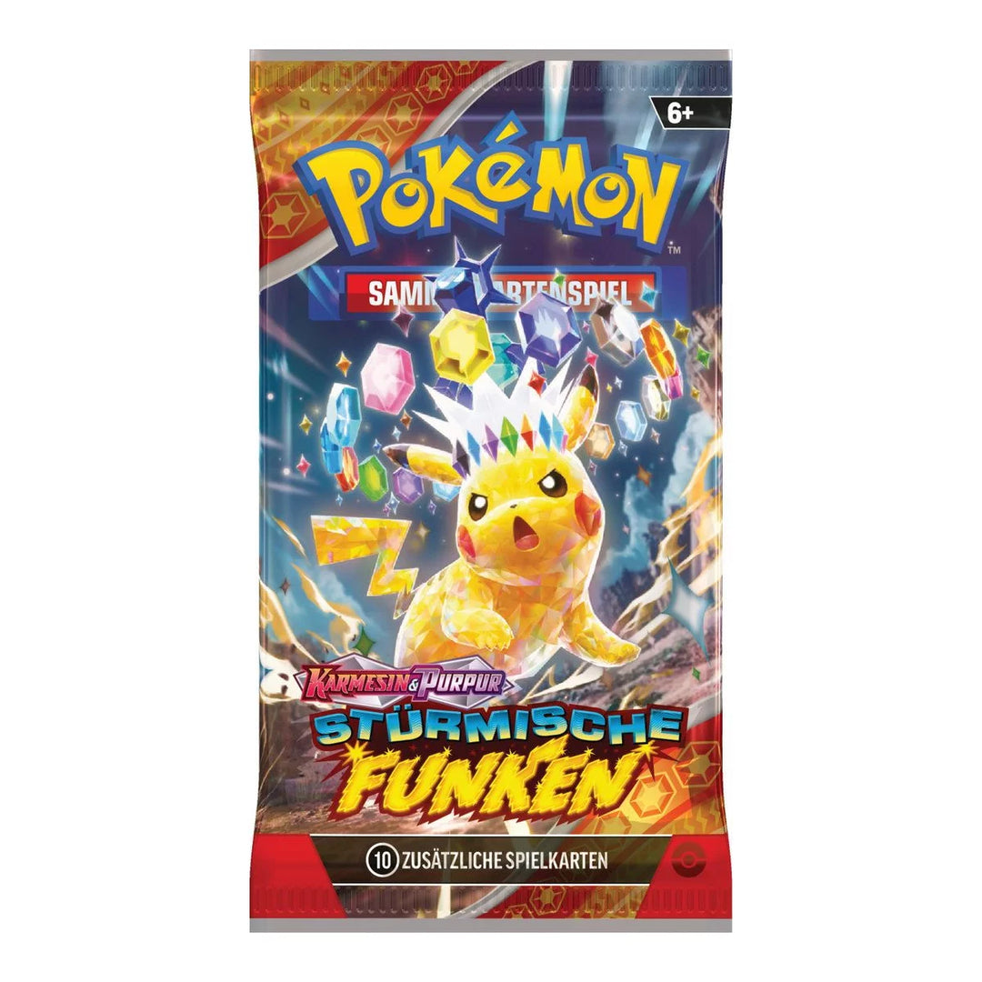 Pokémon Karmesin &amp; Purpur KP08 Stürmische Funken Booster - deutsch