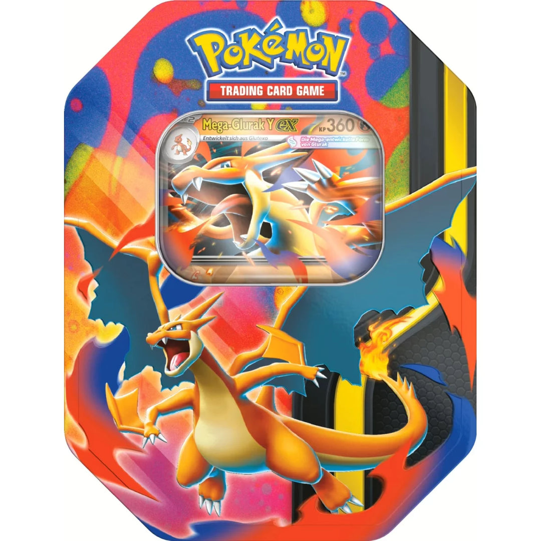 Pokémon Mega-Glurak Y ex Tin Box 2026 - deutsch