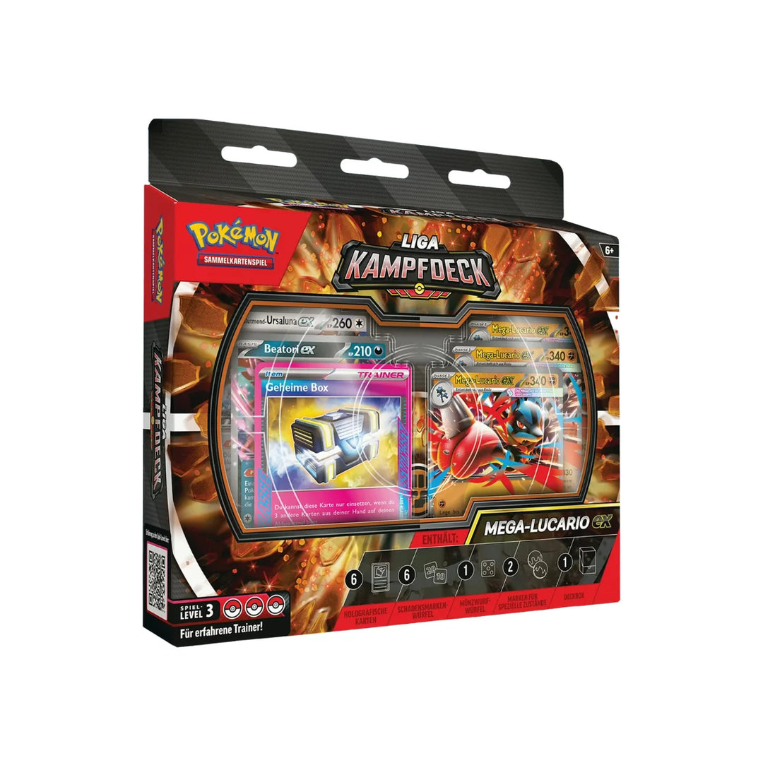 Pokémon Mega-Lucario ex Liga-Kampfdeck - deutsch