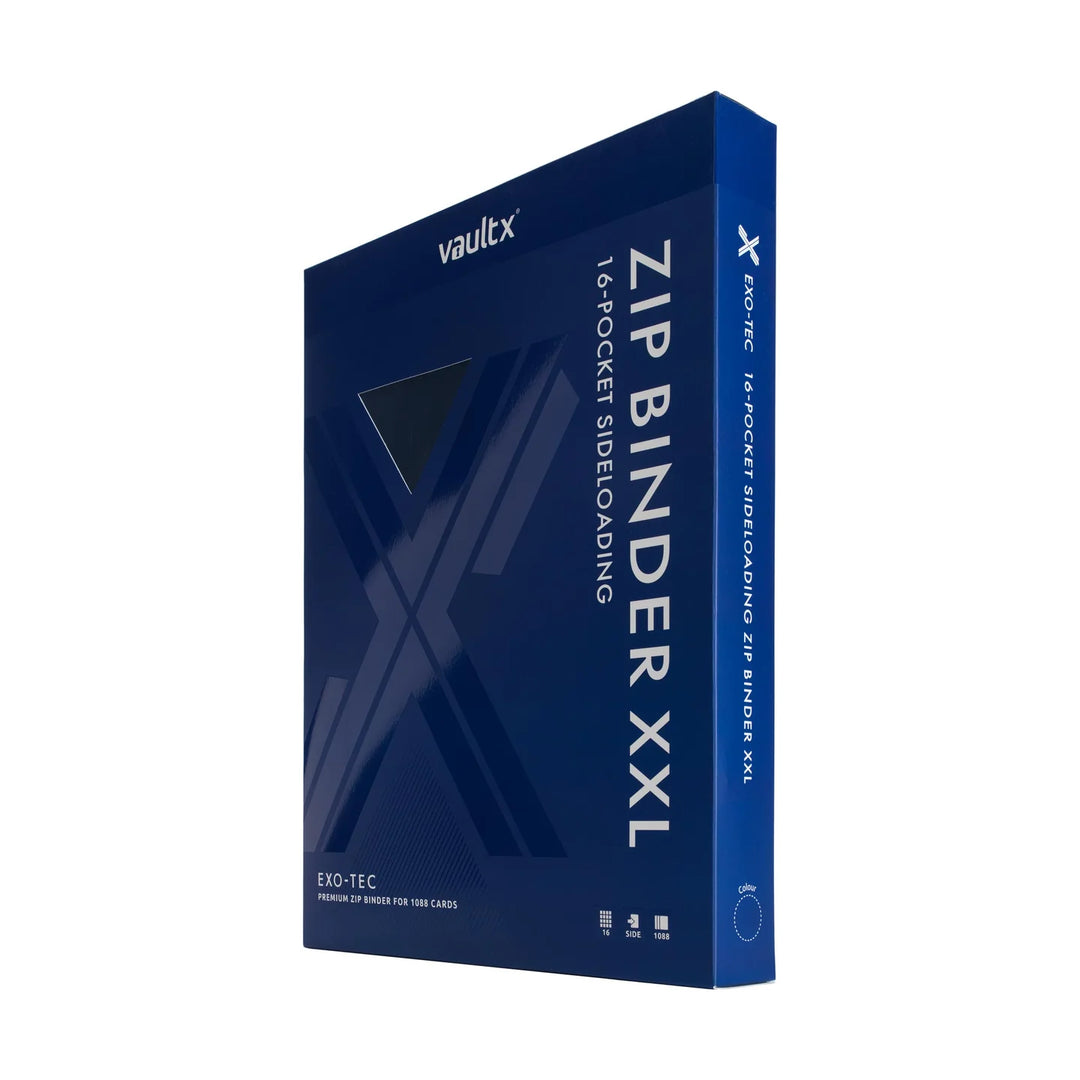 Vault X - Exo-Tec® Zip Binder - 16 Pocket XXL Royal Blue