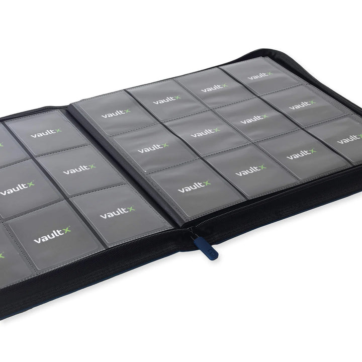 Vault X - Exo-Tec® Zip Binder - 12 Pocket Royal Blue