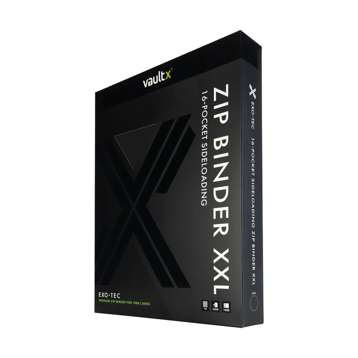Vault X - Exo-Tec® Zip Binder - 16 Pocket XXL Signature Black