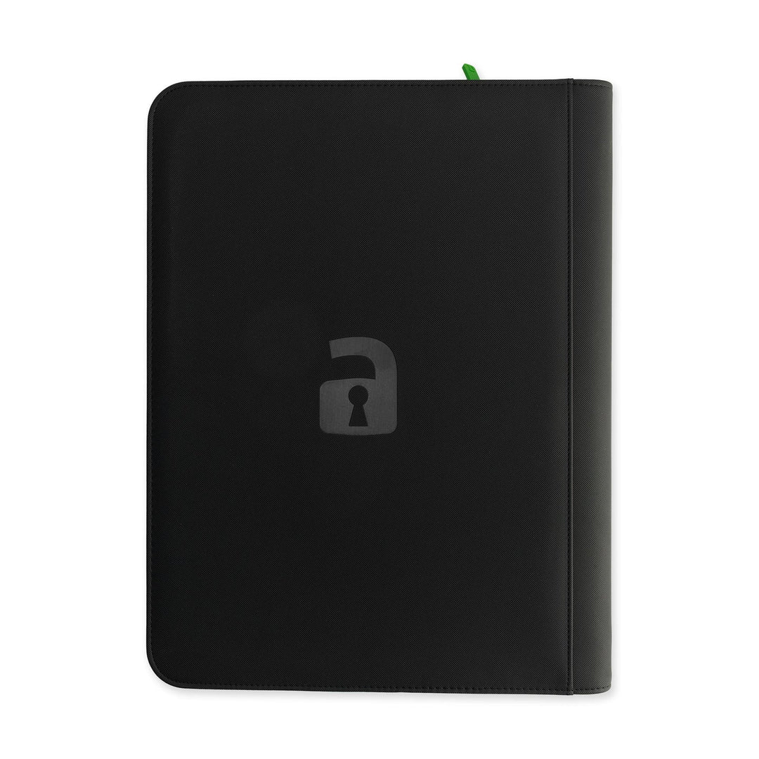 Vault X - Exo-Tec® Zip Binder - 16 Pocket XXL Signature Black