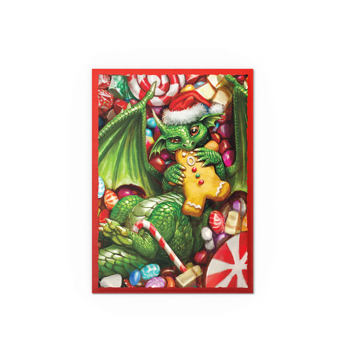 Dragon Shield Brushed Art Sleeves - Christmas 2024