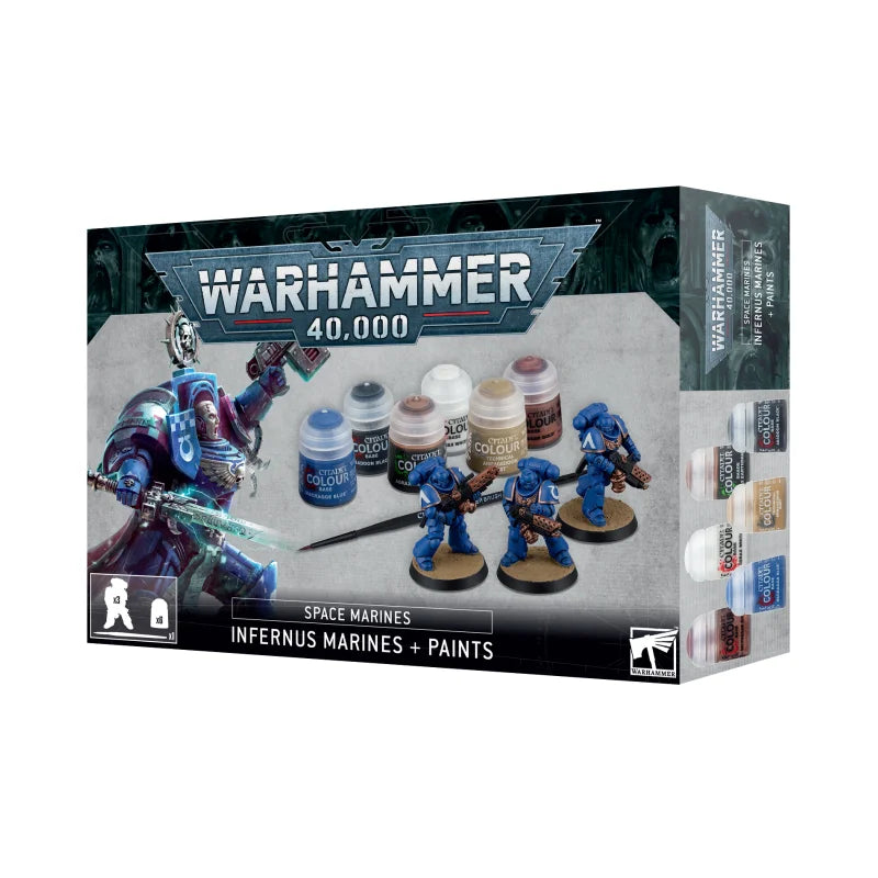 Restposten - Space Marines: Infernus Marines + Farben / Infernus Marines + Paints (60-11)