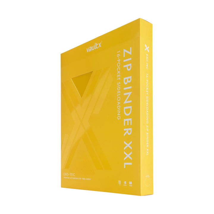 Vault X - Exo-Tec® Zip Binder - 16 Pocket XXL Sunrise Yellow