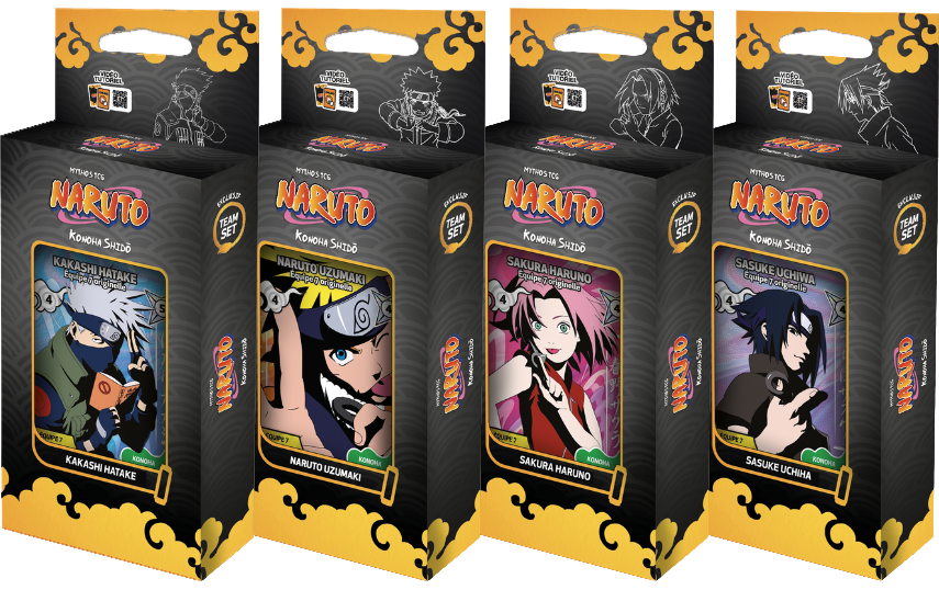 Naruto Mythos TCG - Konosha Shido - Team Set 2nd Edition Team 7 - englisch