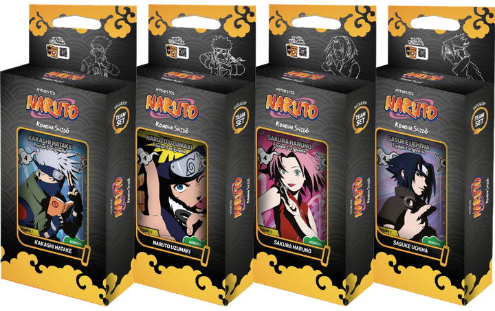Naruto Mythos TCG - Konosha Shido - Team Set 2nd Edition Team 7 - englisch